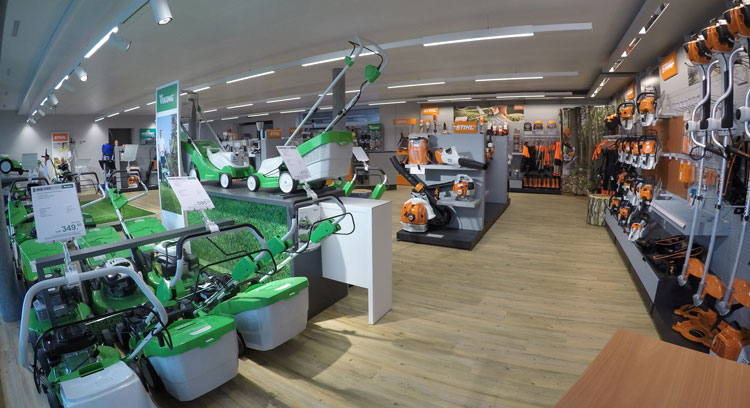 Verkaufsraum Shop Stihl Viking Siegrist Hugelshofen 6